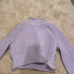 H&M purple sweater